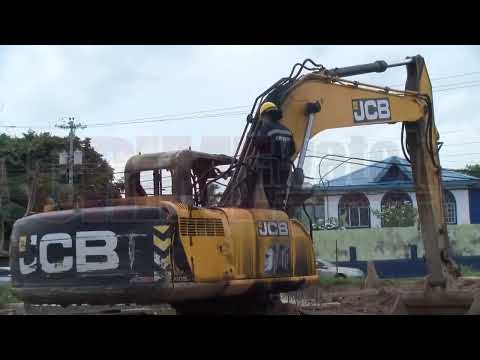 Two excavators worth millions of dollars, were reportedly firebombed at a job site in Arouca