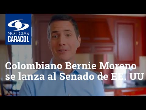 Colombiano Bernie Moreno se lanza al Senado de EE. UU. con férrea defensa de Trump