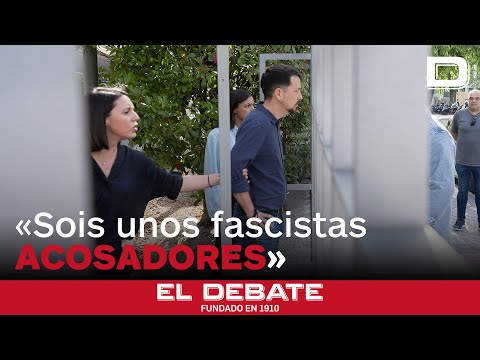 Iglesias y Montero se enfrentan a un grupo que les increpaba frente a un juzgado