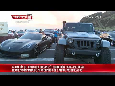 Exitosa exhibición de autos modificados en el Volcán Masaya - Nicaragua