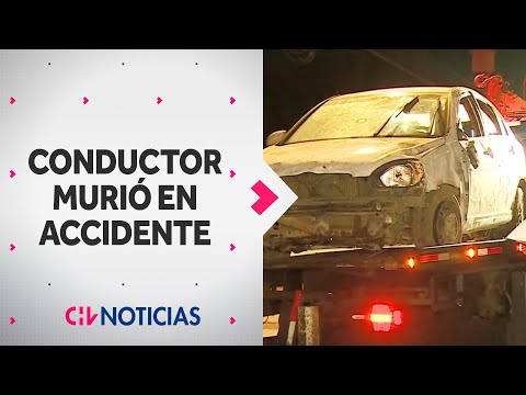 NO TENÍA CINTURÓN PUESTO: Conductor murió tras volcar su auto en San Bernardo