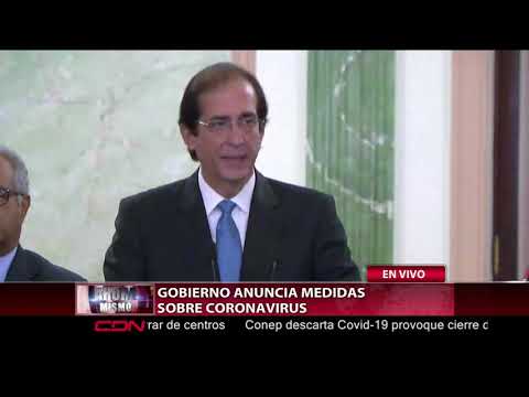 Presidente Medina se dirigirá al país para tratar tema coronavirus