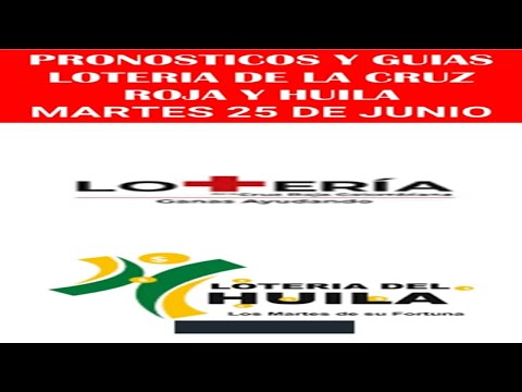 NÚMEROS RECOMENDADOS LOTERIA DE LA CRUZ ROJA y HUILA Hoy Martes 25 Junio 2024 #loteriadelhuila