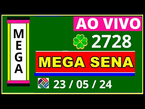 Resultado da Mega Sena Concurso 2728 - AO VIVO