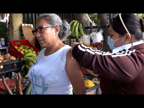 Familias del distrito VI de Managua se protegen contra la Covid-19