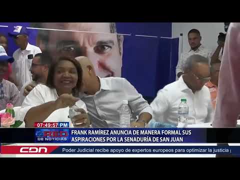 Frank Ramírez anuncia de manera formal sus aspiraciones por la senaduría de San Juan