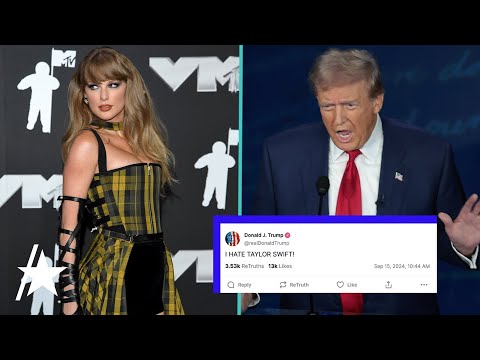 Donald Trump Says He Hates Taylor Swift After Kamala Harris Endorsement