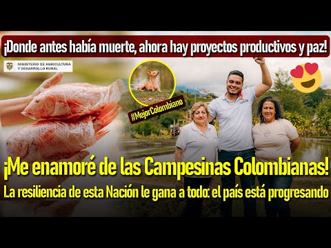 Donde antes HABÍA T3RR0R, ahora hay CAMPESINAS CONSTRUYENDO PAÍS: esto lo debe apoyar TODA COLOMBIA