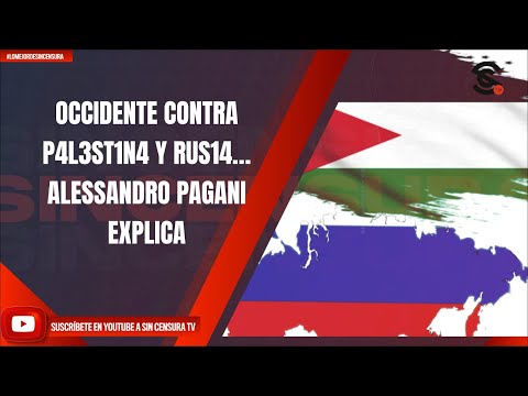 OCCIDENTE CONTRA P4L3ST1N4 Y RUS14… ALESSANDRO PAGANI EXPLICA