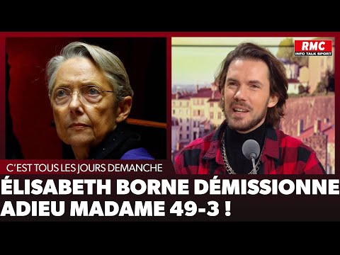 Arnaud Demanche : Élisabeth Borne démissionne, adieu Madame 49-3 !