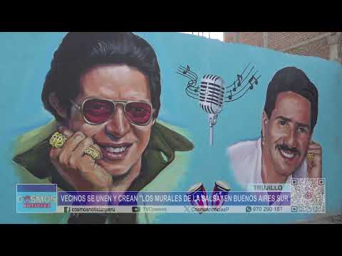Trujillo: vecinos se unen y crean ‘Los murales de la salsa’ en Buenos Aires Sur