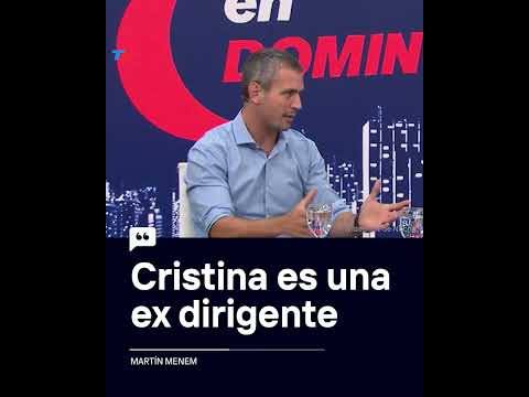 Martín Menem cruzó a Cristina Fernández tras su discurso en Quilmes: Es una ex dirigente