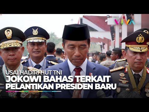 Takjub! Jokowi Sebut HUT KE-79 TNI Bukti Kedekatan dengan Rakyat