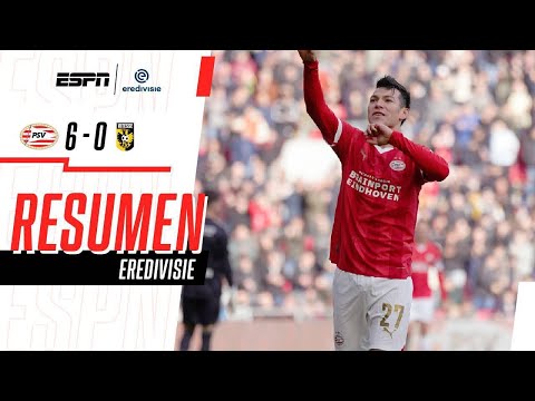 RESUMEN | PSV 6 - 0 VITESSE | Eredivisie Jornada 30 | Highlight