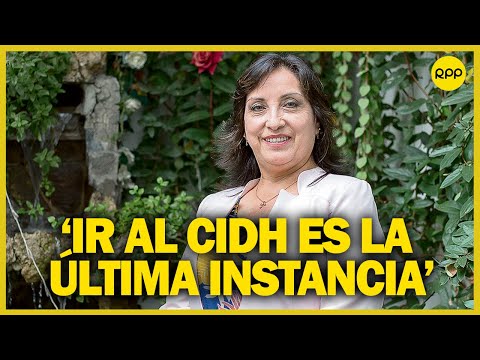 Dina Boluarte acude a CIDH para suspender acusación en su contra