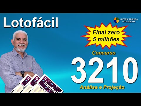 ANÁLISE E PROJEÇÃO PARA O CONCURSO 3210 DA LOTOFÁCIL