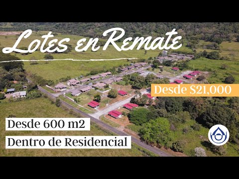REMATE – Lotes Residenciales en San Pablo Viejo, 600 m2 a 10 minutos de David, Chiriquí. 6981.5000
