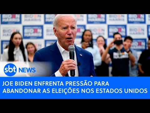 Joe Biden enfrenta pressão para abandonar as eleições nos Estados Unidos