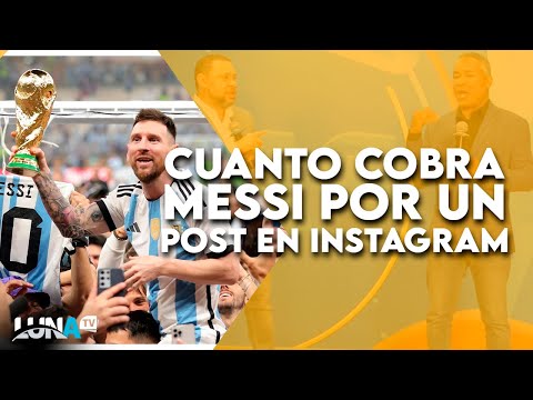 La foto con mas likes en la historia de instagram es de Messi y el mundial de Futbol