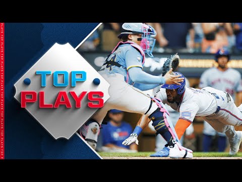 Top MLB Plays of 8/8/25 (An UNBELIEVABLE play to end a THRILLING Mets/Brewers game!)