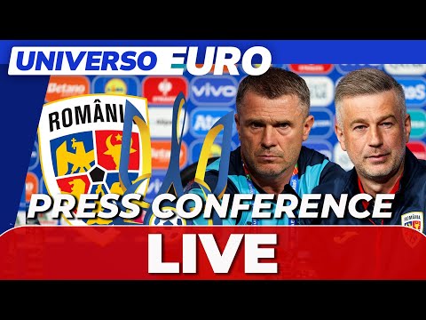 ROMANIA vs. UKRAINE, Live | Iordenaescu vs. Rebrov | PRESS CONFERENCE  | LIVE EURO 2024