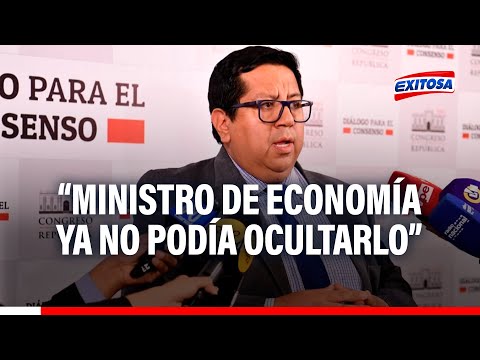 González Izquierdo sobre recesión económica: El ministro de Economía ya no podía ocultarlo