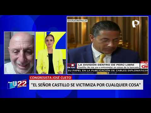 José Cueto sobre denuncia por traición a la patria contra Pedro Castillo: “Es un juicio político