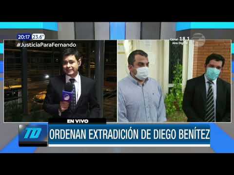 Ordenan extradición de Diego Benítez a Paraguay