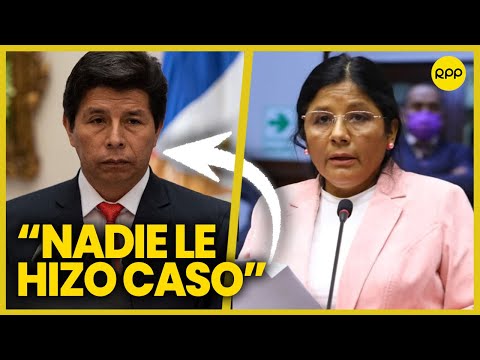 Isabel Cortez considera que lo de Pedro Castillo fue un intento de Golpe de Estado