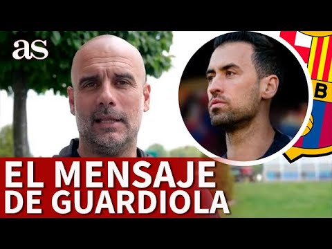 GUARDIOLA despide a SERGIO BUSQUETS con este RETO | FC BARCELONA | AS