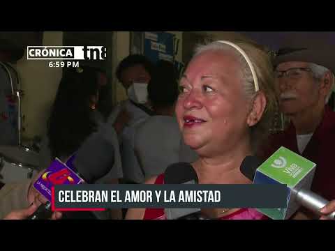 Adultos mayores de Nicaragua celebran el Día del Amor y la Amistad