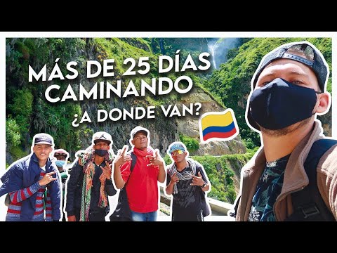 Cruzando LATINO AMERICA caminando - Frontera COLOMBIA ECUADOR