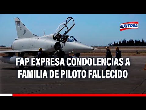Tragedia en Arequipa: FAP expresa sus condolencias a la familia del piloto Ramiro Rondón Medina