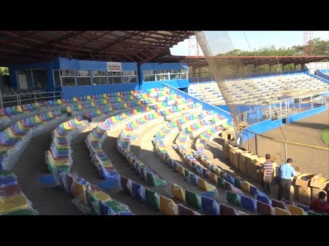 Estadio Efraín Tijerino de Chinandega casi listo para recibir a las familias