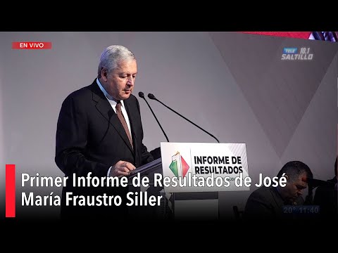 PRIMER INFORME DE RESULTADOS DE JOSÉ MARÍA FRAUSTRO SILLER