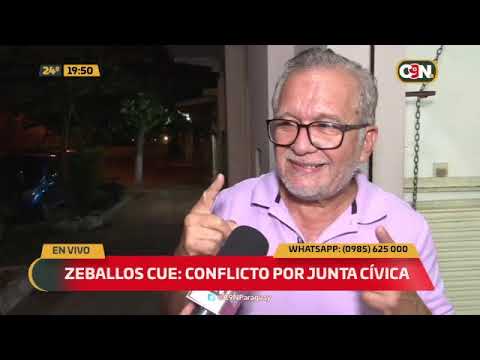 Conflictos por junta cívica en Zeballos Cué