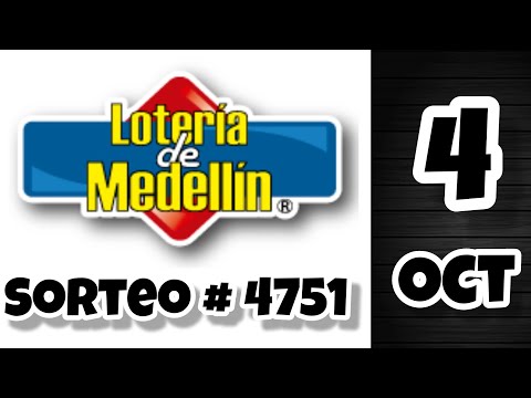 LOTERIA DE MEDELLIN Viernes 4 de Octubre de 2024