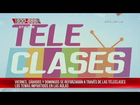 Teleclases reforzarán el trabajo realizado en las aulas de Nicaragua