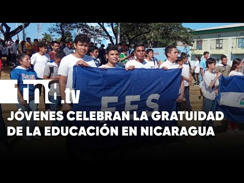 Juventud de Nicaragua celebra la gratuidad de la educación y su calidad