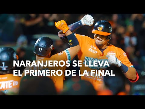 Naranjeros se lleva el primero de la final