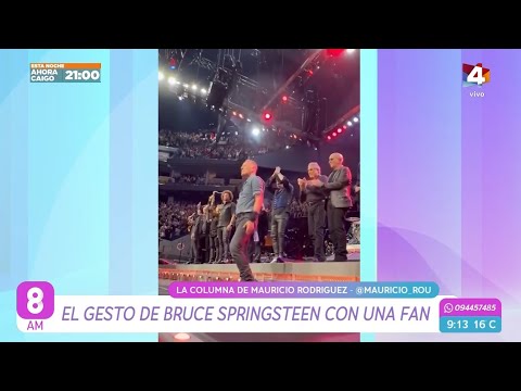 8AM - El gesto de Bruce Springsteen con una fan