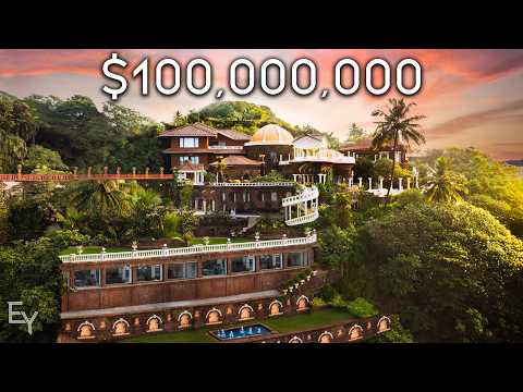 This is the CRAZIEST MANSION We've Ever Toured! | $100,000,000 Compound in India!