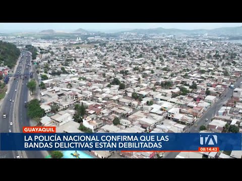 La Policía confirma que bandas delictivas del sur de Guayaquil están debilitadas
