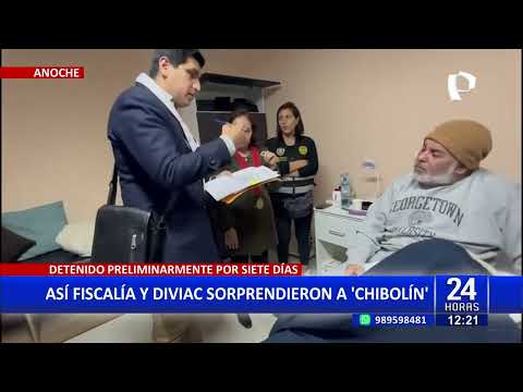 24Horas | Así sorprendieron la Fiscalía y Diviac a Andrés Hurtado