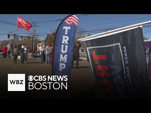 Rally held to support Hanson resident punished for projecting Trump 2024 on water tower