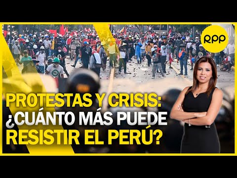 #EnVivo Crisis social, política y manifestaciones ¿Cuánto más puede resistir el Perú?