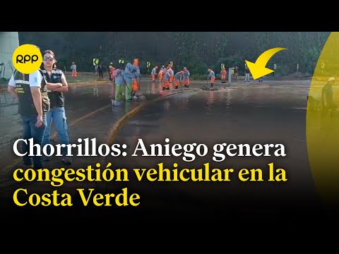 Chorrillos: Se registra un aniego en la Costa Verde