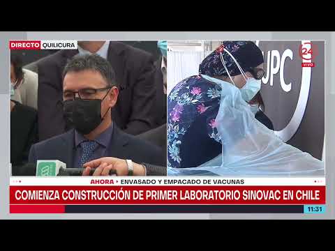 Vacunas hechas en Chile: comienza construcción del primer laboratorio Sinovac en el país