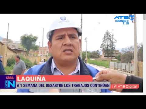 Continúan los trabajos para mitigar el desastre por una mazamorra en Laquiña