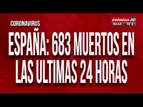 Alerta coronavirus: España registró 683 muertos en las últimas 24 horas